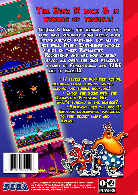 ToeJam & Earl in Panic on Funkotron - Dos