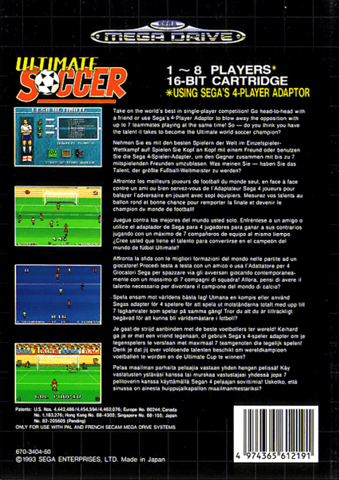 Ultimate Soccer - Dos