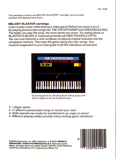 Melody Blaster - Dos