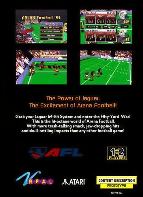 Arena Football '95 - Dos