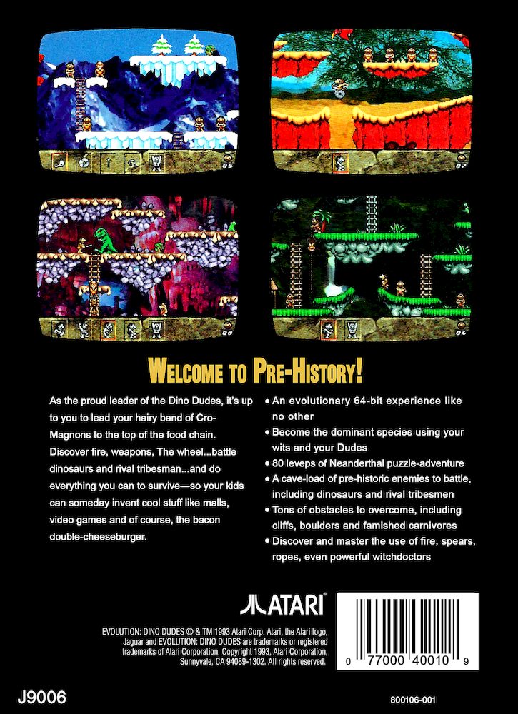 Evolution : Dino Dudes - Dos