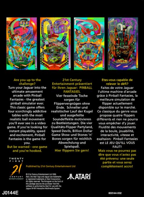 Pinball Fantasies - Dos