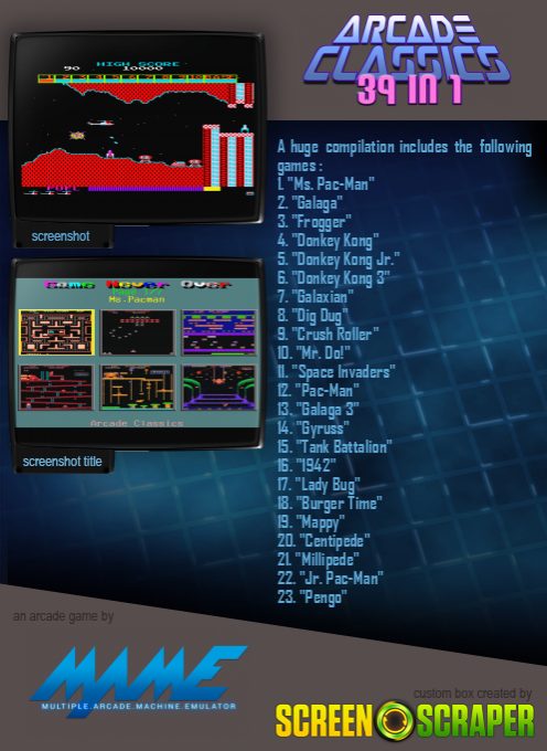 39 In 1 Mame Bootleg - Dos