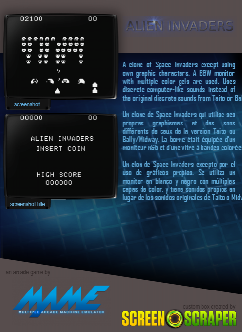 Alien Invaders - Dos