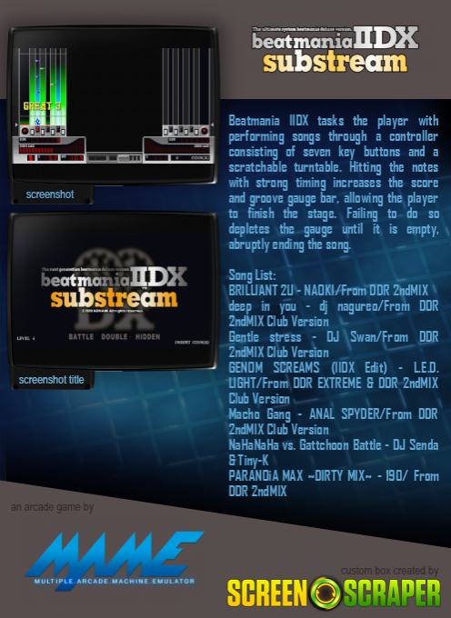 beatmania IIDX Substream dos