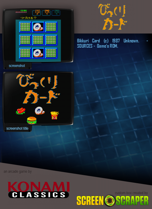 Bikkuri Card dos