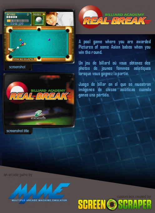 Billiard Academy Real Break dos