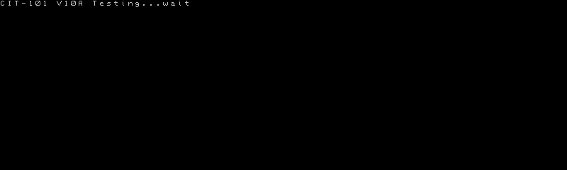 CIT-101 Video Terminal