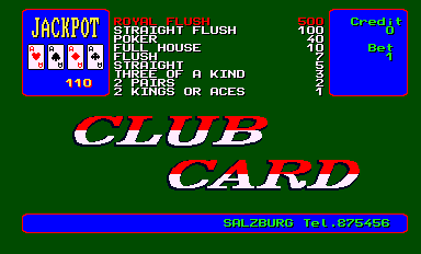 Club Card (ver. 1.1 English)