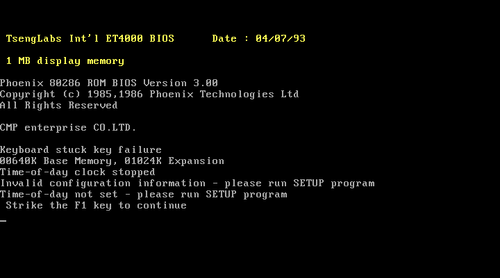 286 motherboard