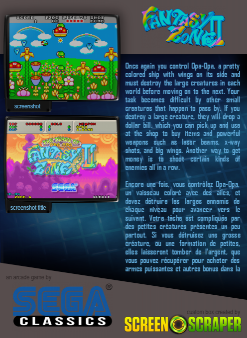 Fantasy Zone 2 - The Tears Of Opa-opa dos