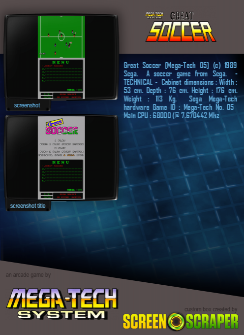 Great Soccer (mega-tech) dos
