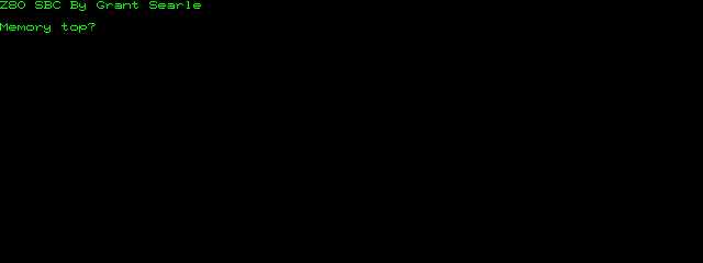 Simple Z-80 Machine