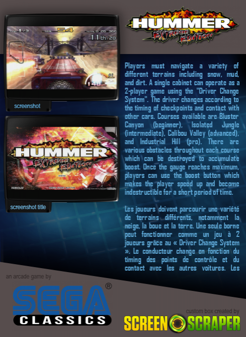 Hummer Extreme Edition dos