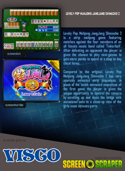 Lovely Pop Mahjong Jangjang Shimasho dos