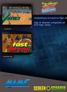 Magic Johnson's Fast Break - Dos
