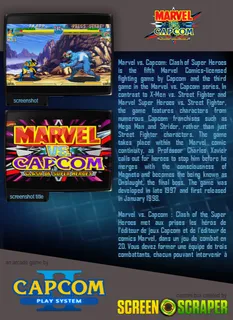 Marvel vs. Capcom : Clash of Super Heroes dos