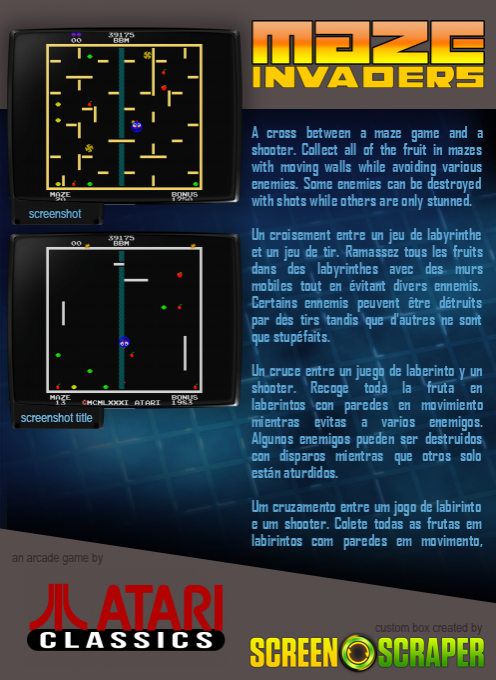 Maze Invaders - Dos
