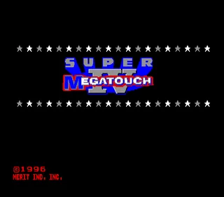 Super Megatouch IV (9255-41-01 R0G, Standard version)