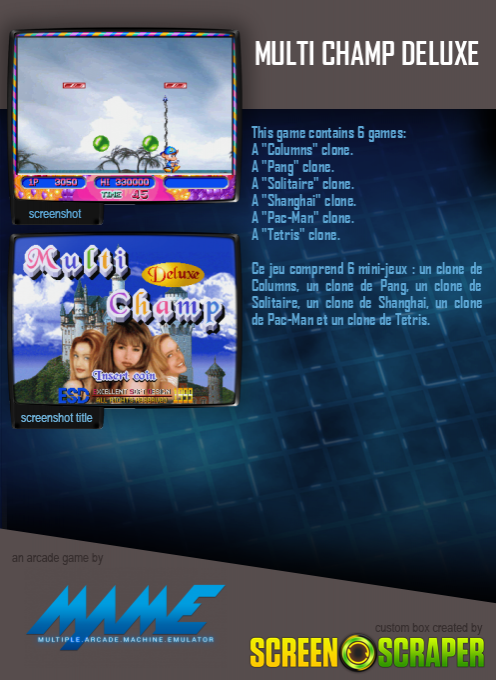 Multi Champ Deluxe dos