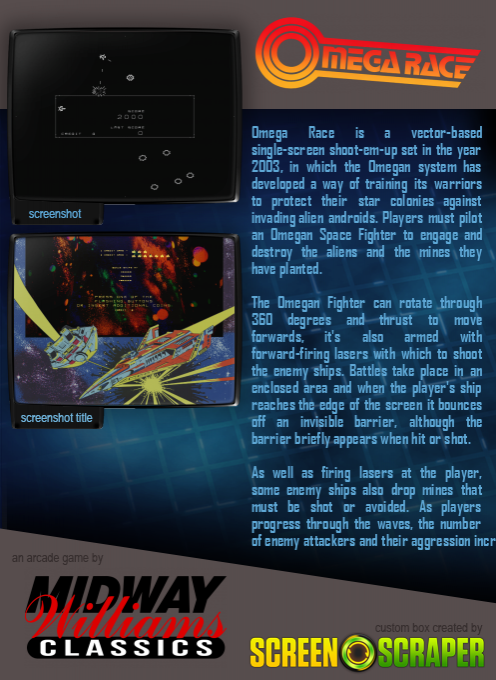Omega Race - Dos
