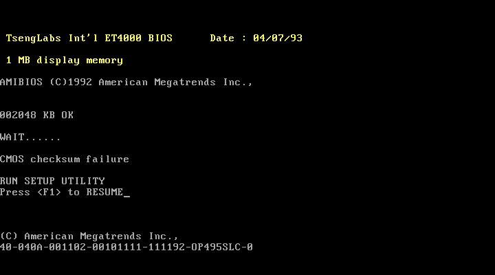 Carte-mere 386 (Chipset OPTi 82C495SLC)