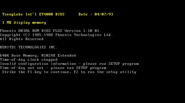 DTK PEM-2539 (Carte-mere Clone IBM PC/AT)