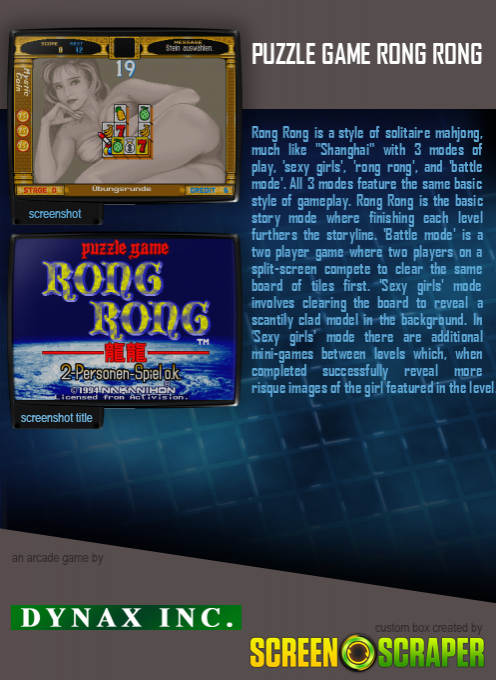 Puzzle Game Rong Rong dos