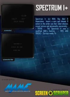 Spectrum I+ dos
