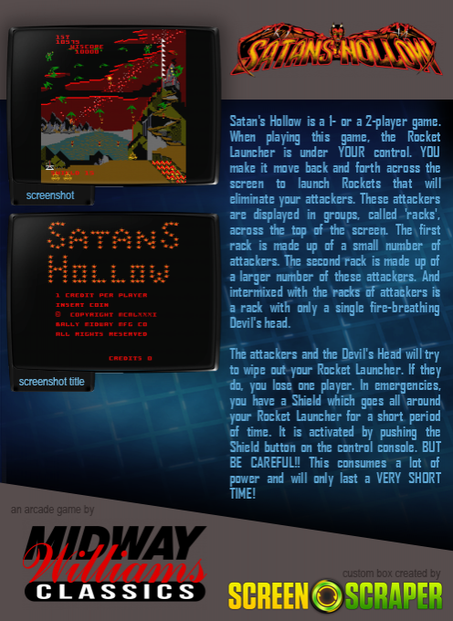 Satan's Hollow dos
