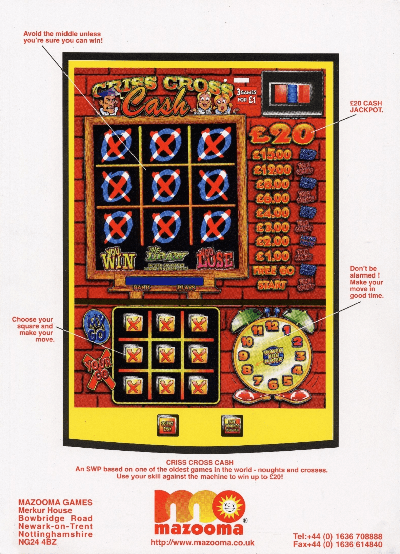 Criss Cross Cash (Mazooma) (Scorpion 4) (set 1)