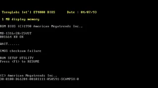 Carte-mere 386SX (Chipset SCAMPSX)