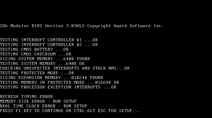 Carte-mere 286 (Chipset SUNTAC 6 Puces)