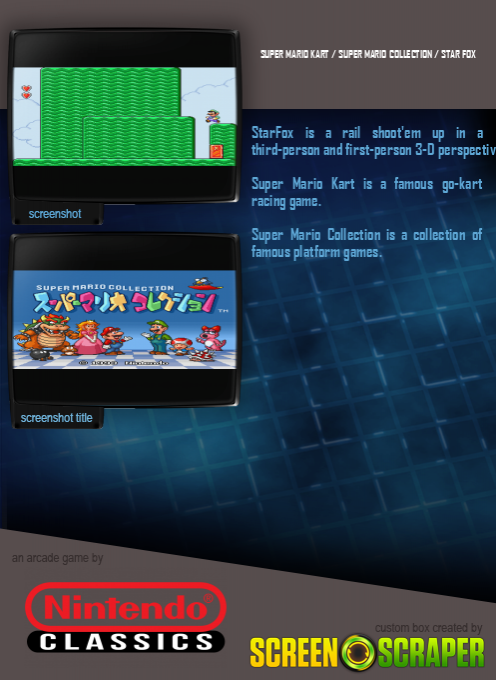 Super Mario Kart / Super Mario Collection / Star Fox dos