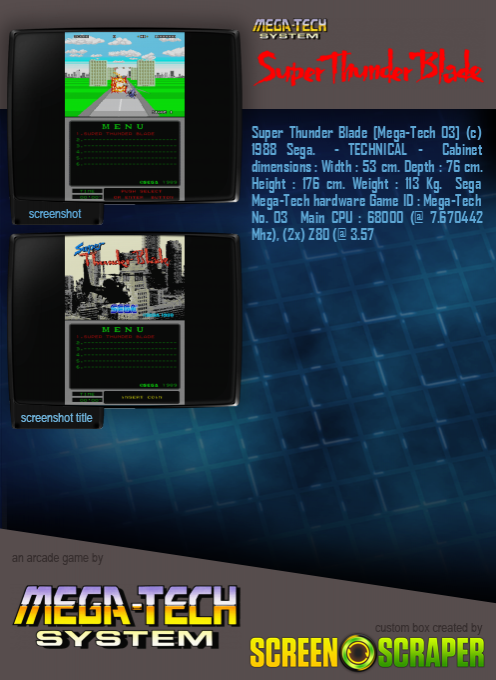 Super Thunder Blade (mega-tech) dos