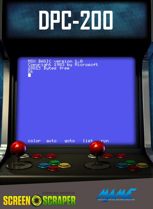 DPC-200 (MSX1, Argentina, Spanish keyboard)