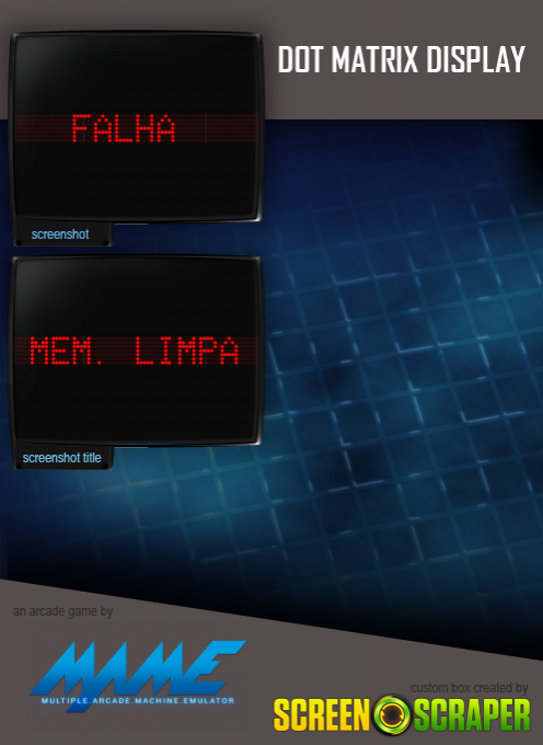 Dot Matrix Display (70x7 pixels) - Dos