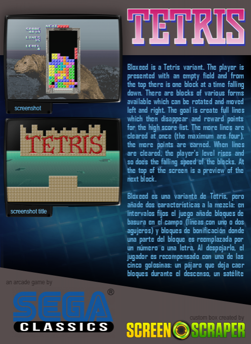 Tetris / Bloxeed - Dos