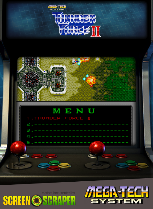Thunder Force II MD (mega-tech)
