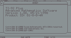 TI-92 Plus