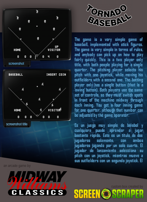 Tornado Baseball / Ball Park dos