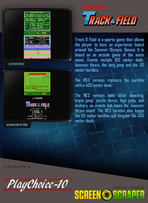 Track And Field - Dos