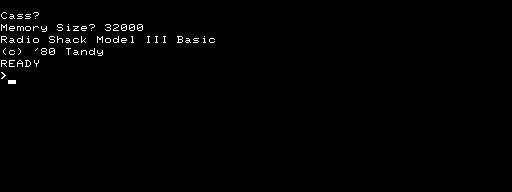 TRS-80 Model III