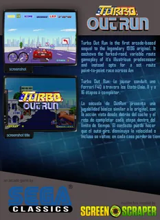Turbo Outrun (mega-tech) dos