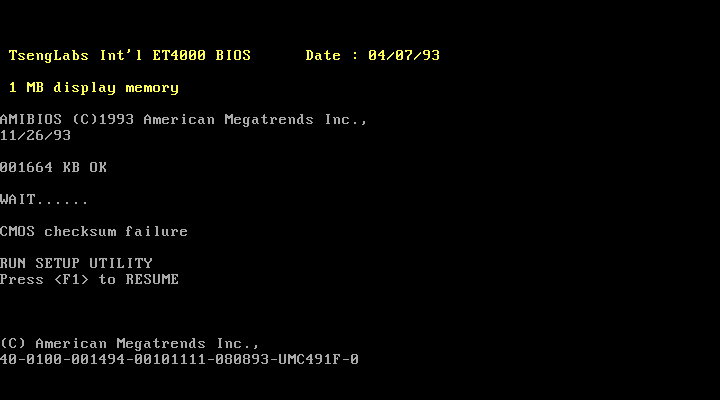 Carte-mere 386 (Chipset UMC UM82C491F/493F ou BIOTEQ)