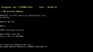 Carte-mere 386 (Chipset UMC UM82C491F/493F ou BIOTEQ)
