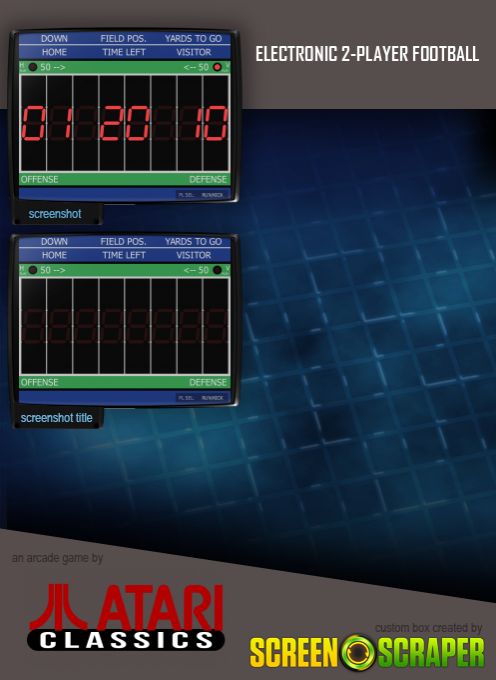 Electronic 2-Player Football - Dos