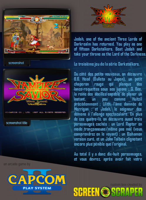 Vampire Savior: The Lord of Vampire dos