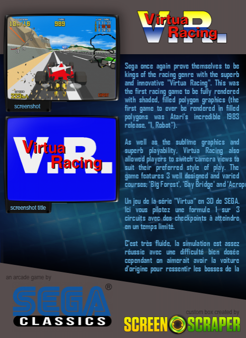 Virtua Racing dos