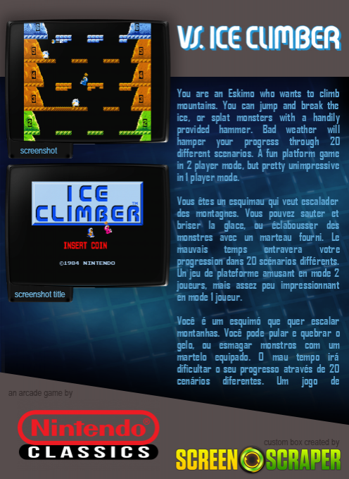 Vs. Ice Climber dos